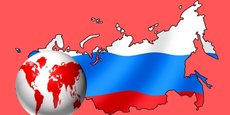 карта флаг России