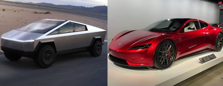 Tesla Cybertruck и Roadster